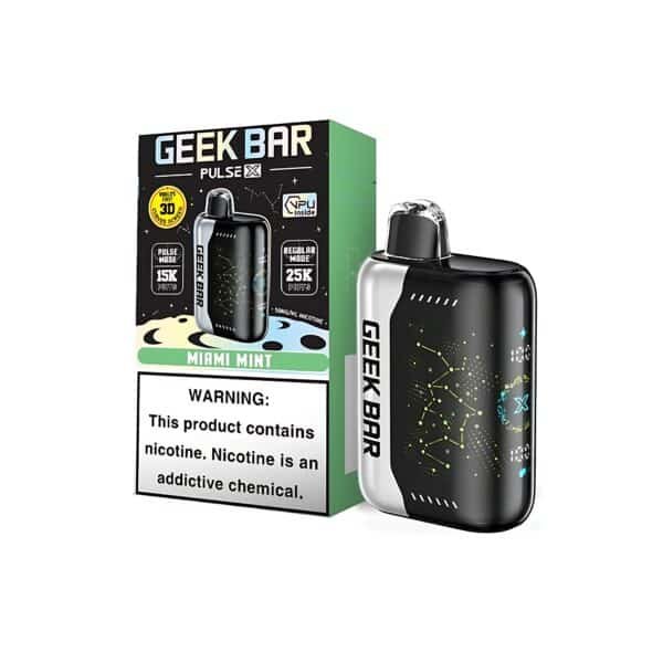 歐美爆款 GEEK BAR Pulse X 25000 口 脈衝一次性抛棄式電子煙推薦